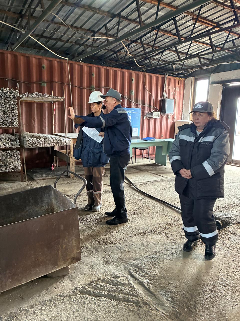 “Eco Almaty” ЖШС жұмыс орындарын аттестаттаудан өтуде