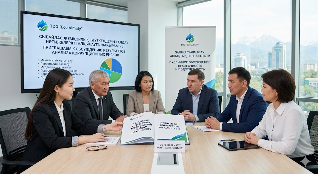 Сыбайлас жемқорлық тәуекелдерін талдау нәтижелерін талқылау